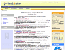 Tablet Screenshot of handicap-one.de